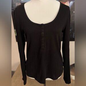 Wild Fable Size XL Long Sleeve Black Shirt
